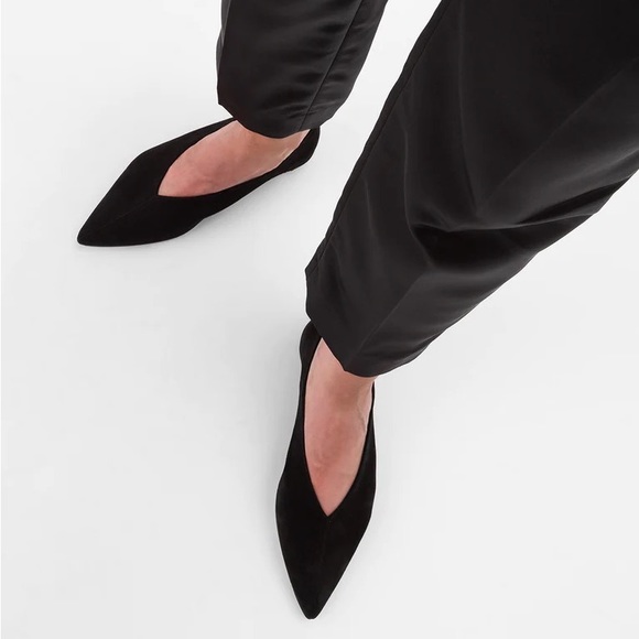 Aeyde Shoes - Aeyde Suede Moa Flats